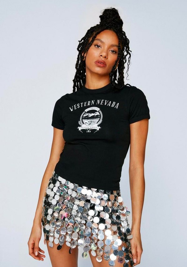 Western Nevada Printed Graphic T-Shirt