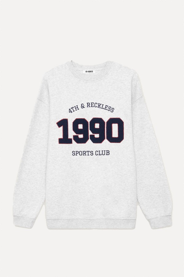 Slogan Classic Longline Sweatshirt from 4TH & Reckless
