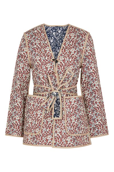 Dea Floral-Print Reversible Cotton Jacket from Apof