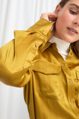 Satin Workwear Shirt from & Other Stories