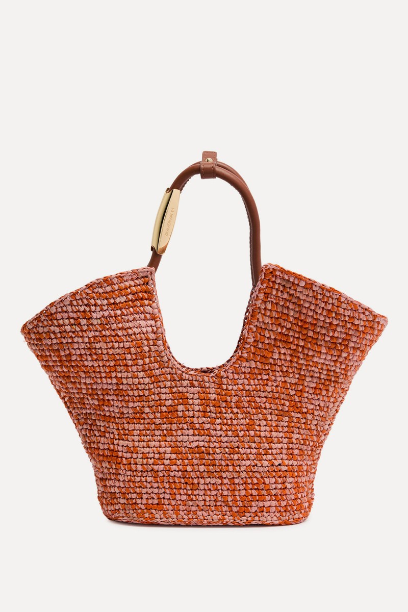 Goldentime Crochet Raffia Tote from ZIMMERMANN