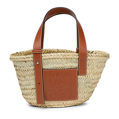 Woven Straw Basket Bag from Loewe