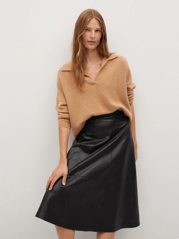 15 Leather Midi Skirts To Wear This Season
