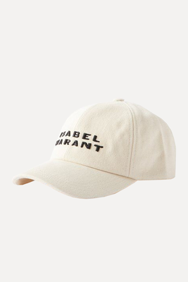 Tyron Logo-Embroidered Cotton-Twill Cap from Isabel Marant