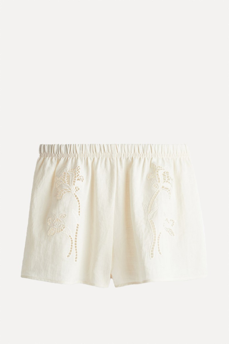 Broderie Anglaise Shorts from H&M