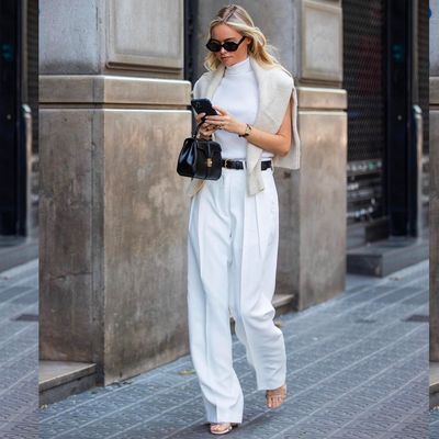 Neutral Tailored Trousers To Buy Now