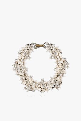 White Thalia Pearl Necklace from Aidan & Ice