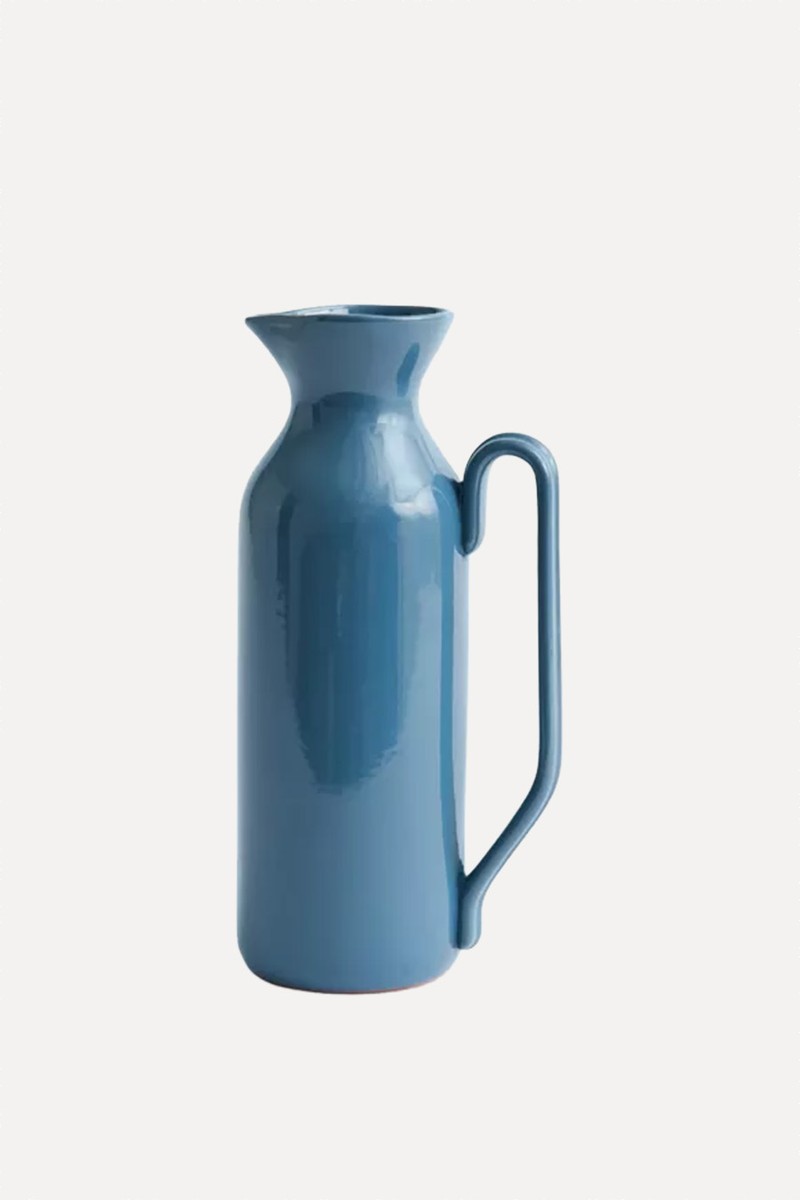 Barro Sculptural-Handle Terracotta Jug from HAY