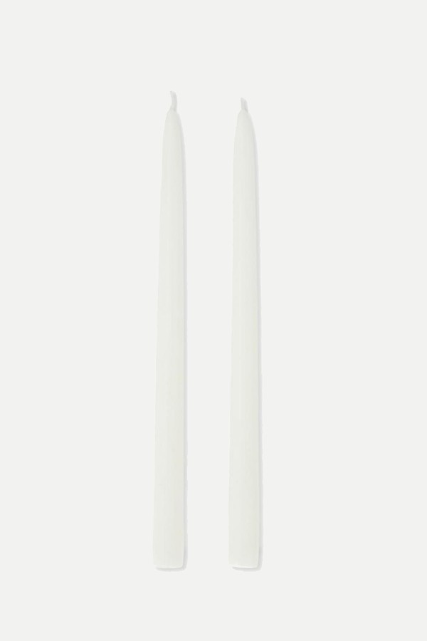 2pk Large Tapered Dinner Candles