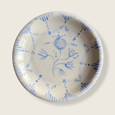 Eat Me Floral Dinner Plate from Vaisselle