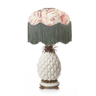 Pluma ‘Tilia’ Eau De Nil Lampshade from House Of Hackney