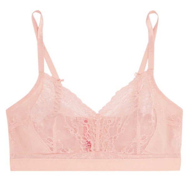 Stretch-Tulle And Lace Bra from Spanx