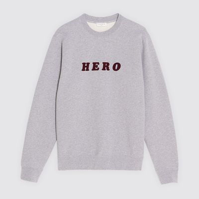 Hero Flocked Sweatshirt from Sandro