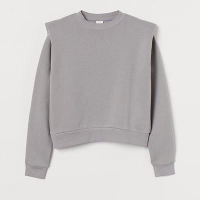 Shoulder-Pad Sweatshirt from H&M