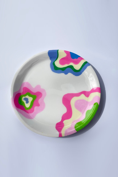 Abstract Wiggle Dish from Prints By GG