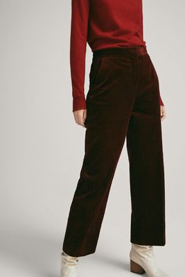  Wide Fit Corduroy Trousers from Massimo Dutti