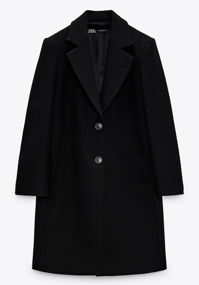 Masculine Wool Coat from Zara