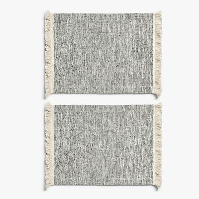  Frayed Edges Cotton Mix Placemats from John Lewis & Partners