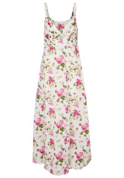 Sabina Floral Cotton Midi Dress from LoveShackFancy