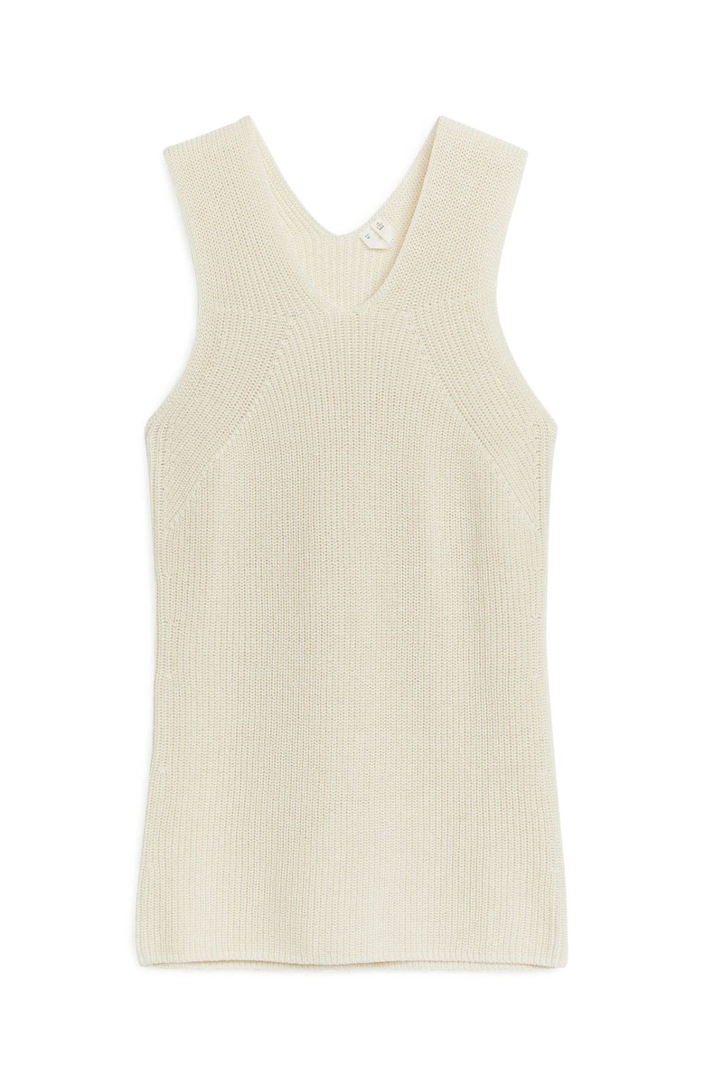 Knitted Sleeveless Top from ARKET