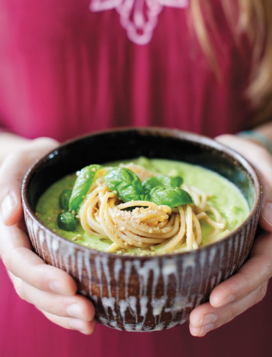Broccoli & Basil Spaghetti