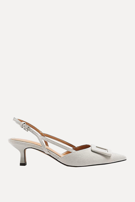 Buckle Slingback Heeled Court Shoes  from River Island 
