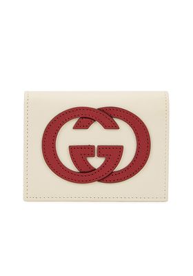 GG Basket Cream Leather Wallet from Gucci