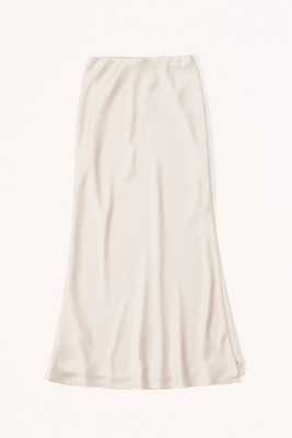 Satin Midaxi Skirt from Abercrombie & Fitch