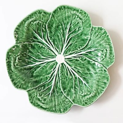 Cabbage Dinner Plate from Bordallo Pinheiro