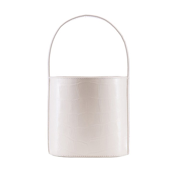 Bissett Patent-Leather Bucket Bag from Staud