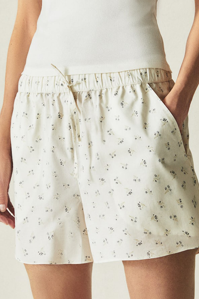 Floral Cotton Shorts from Zara Home