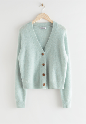 Relaxed Wool Knit Cardigan from & Other Stories