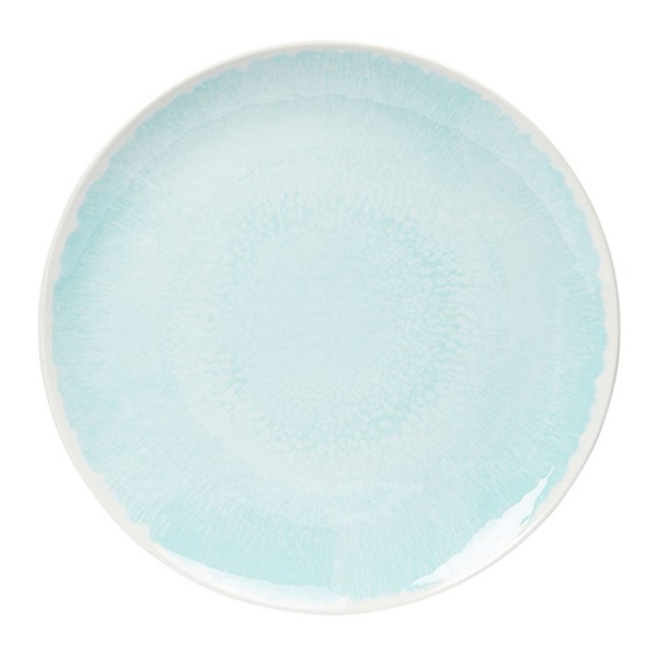 Crackle Melamine Dinner Plate Blue from Linea