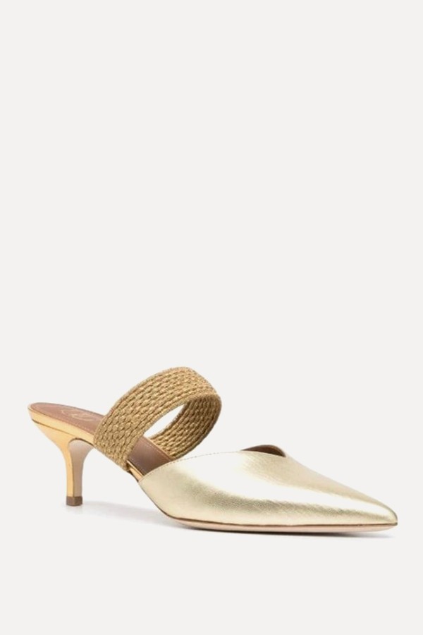 Maisie Gold Kitten Heel from Malone Souliers