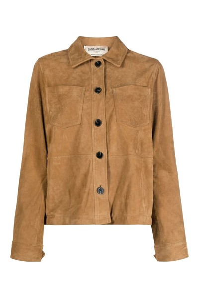 Suede Button-Front Jacket from Zadig & Voltaire