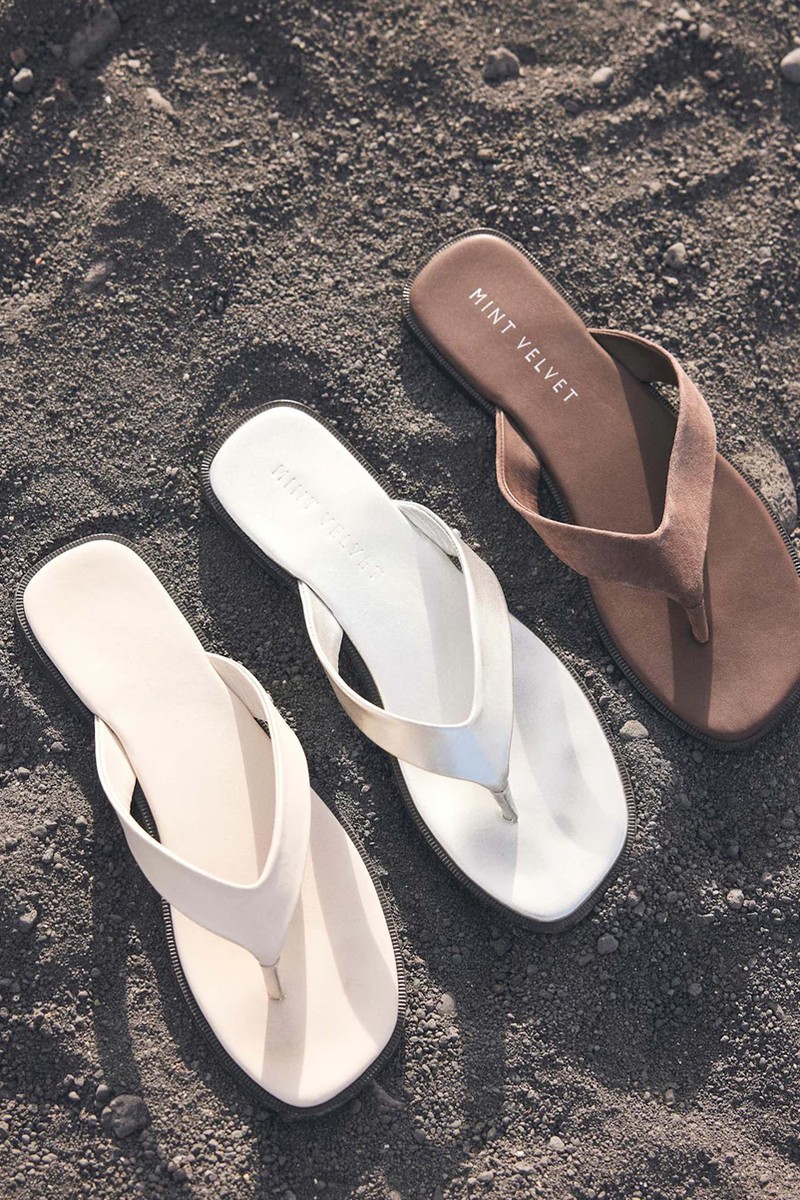Lula Suede Flip-Flops from Mint Velvet