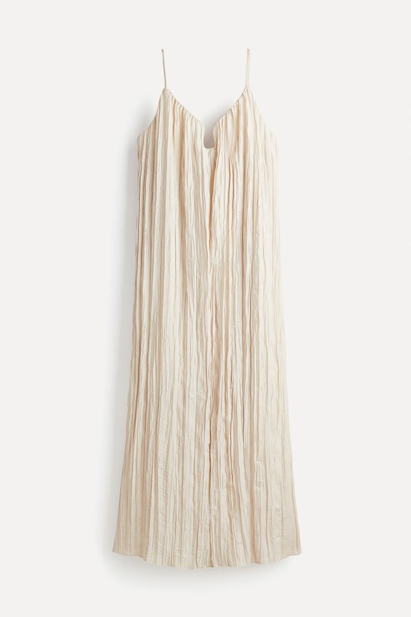 Crinkled Strappy Dress