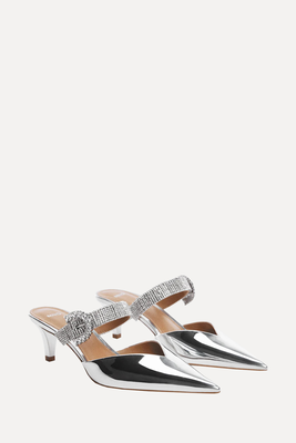 Pointed Shoes With Rhinestone Detail