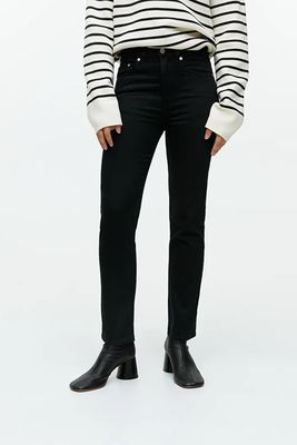 Regular Cropped Stretch Jeans  from Arket