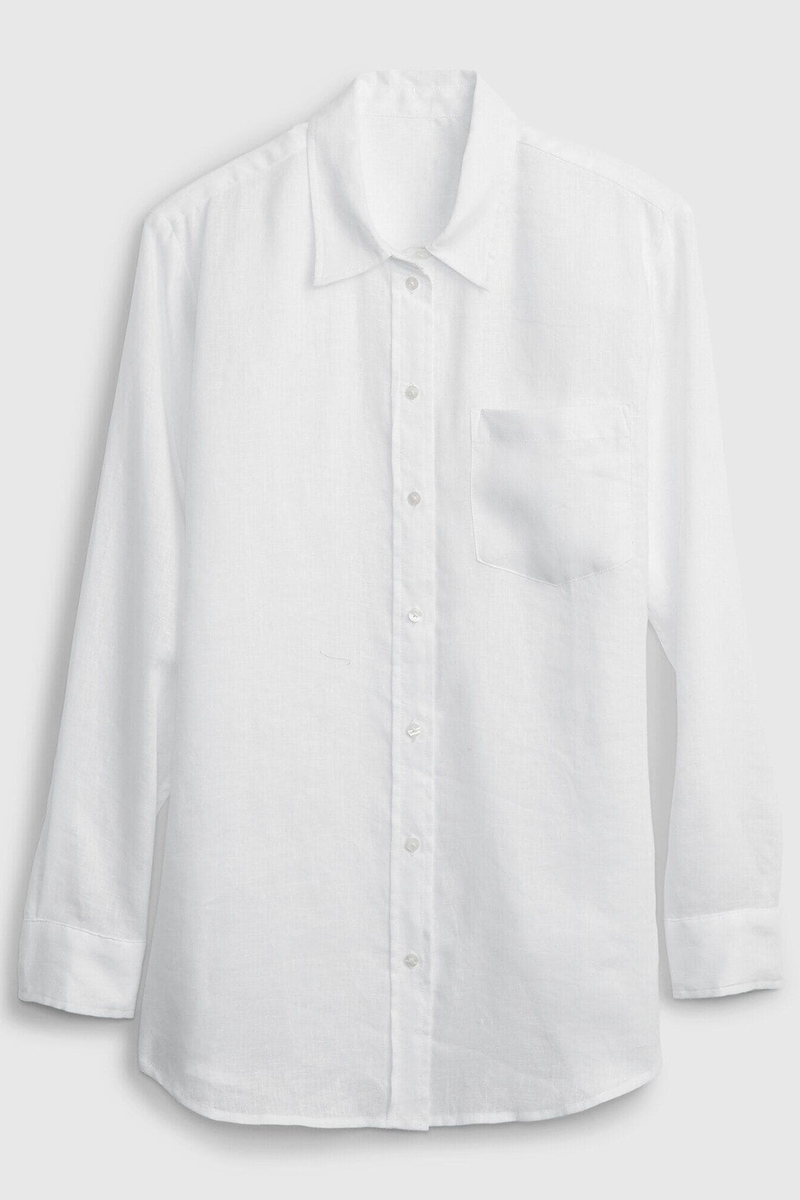 Linen Boyfriend Shirt from Gap