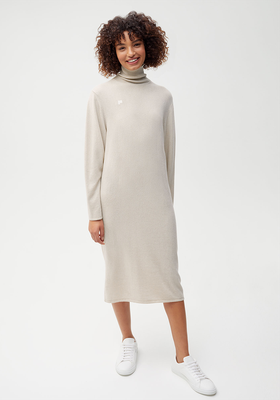 Recycled Cashmere Turtleneck Dress