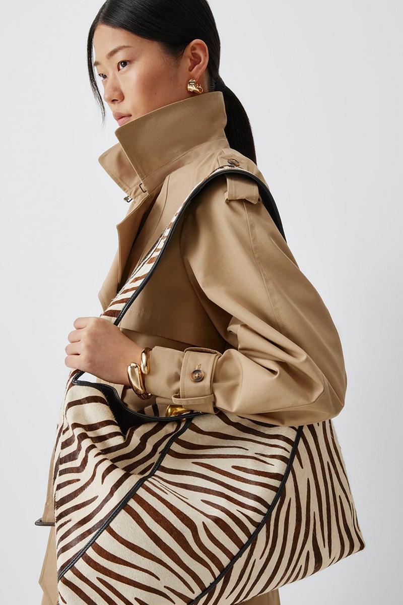 Intentional Hair Leather Tote Bag from John Lewis