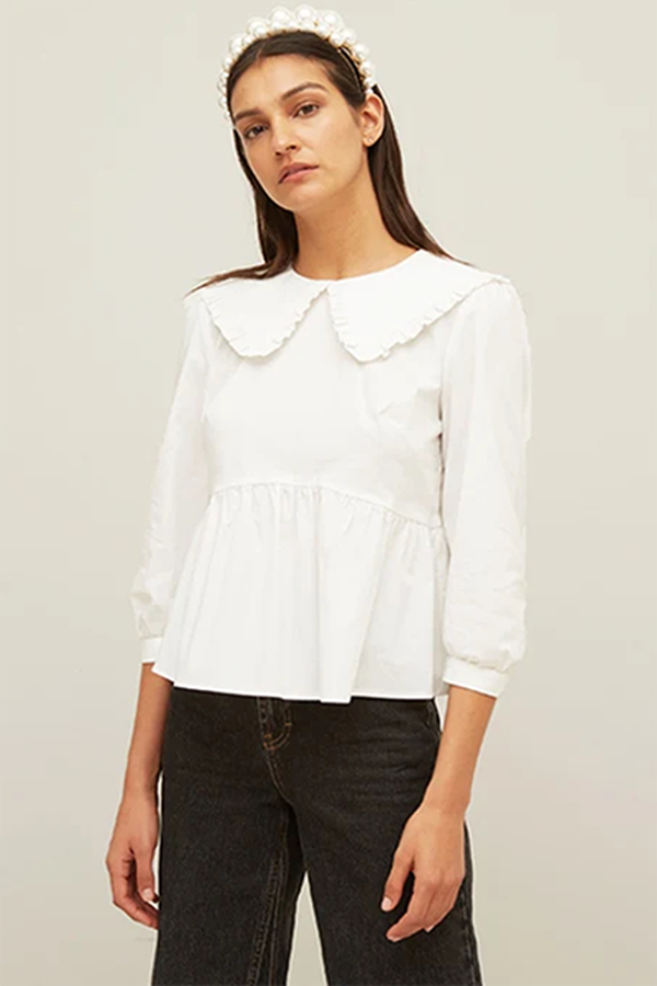 Poplin Darling Frill Collar Smock Top from Nobody’s Child