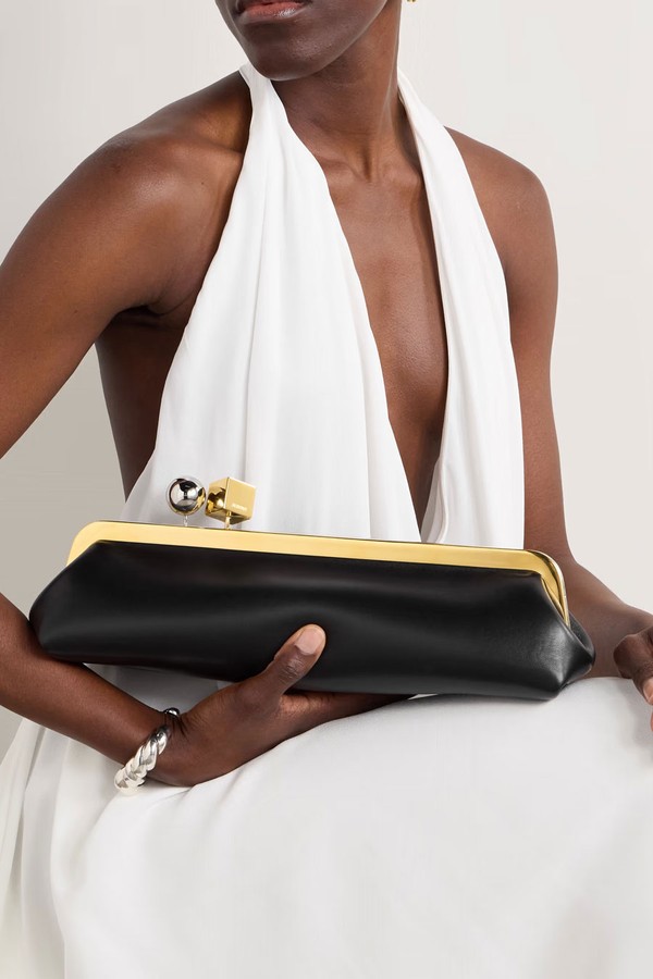Le Salon Leather Clutch from Jacquemus