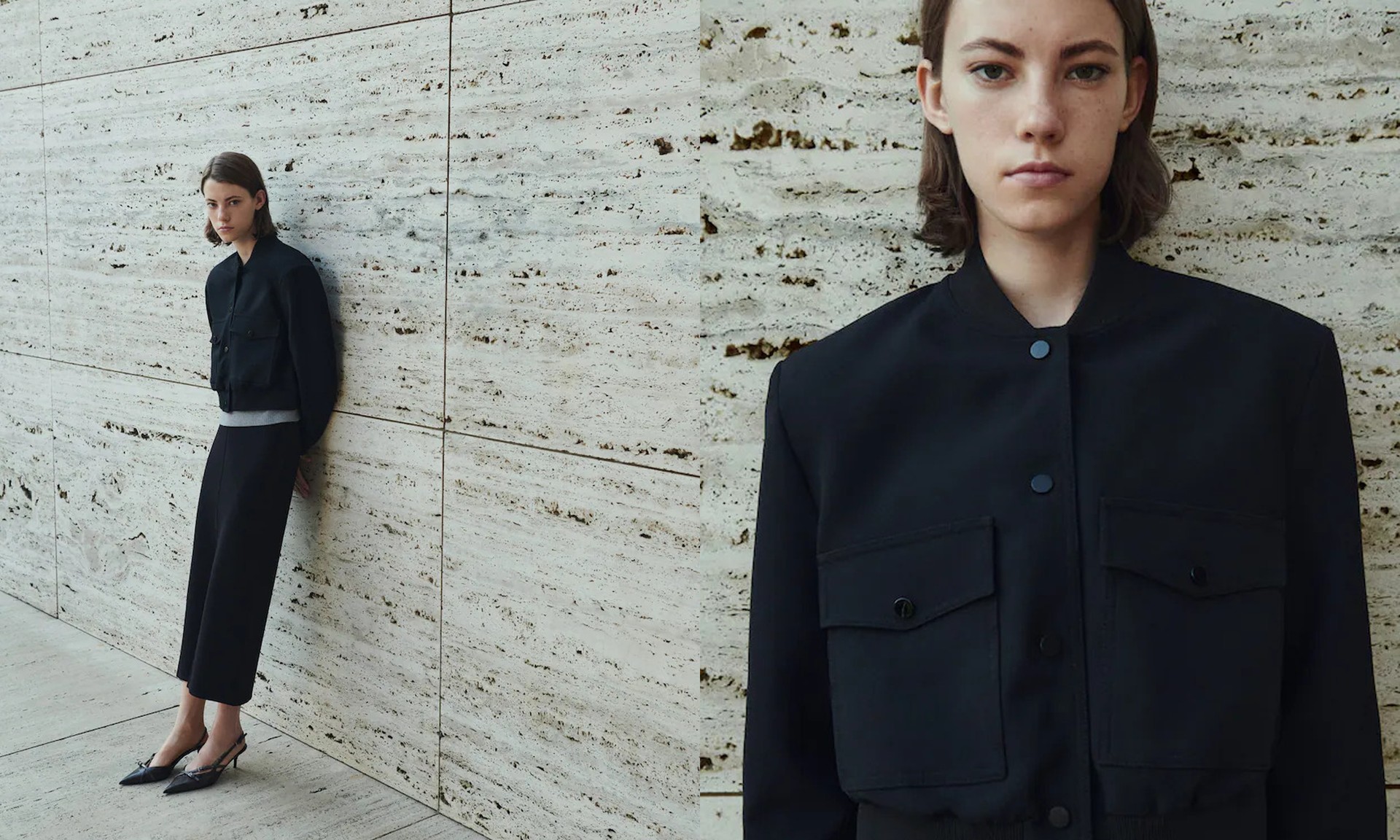 Bomber With Shoulder Pads, £79.99