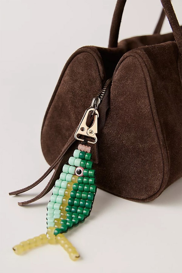 Beaded Fish Bag Charm from FREE PEOPLE