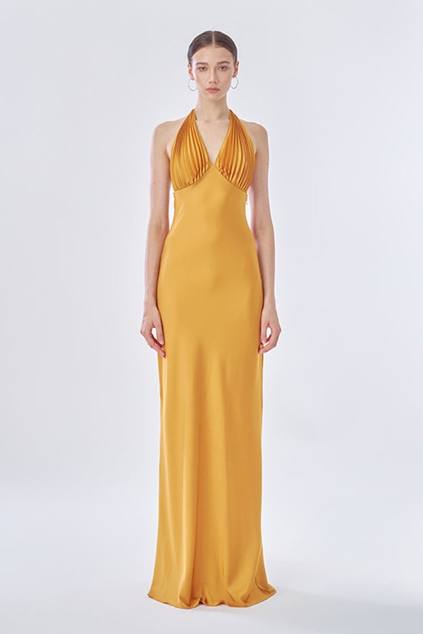 Ms. Pleat Maxi Dress from Onarin