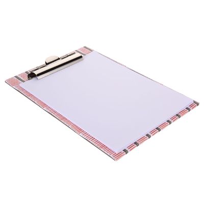 A5 Clipboard Coral/ Choc Stripe from Nina Campbell
