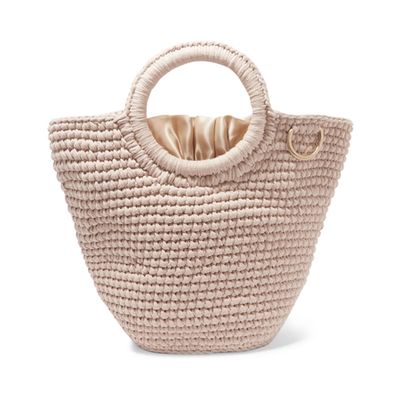 Sun Mini Crocheted Cotton Tote from Mizele