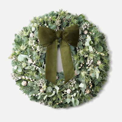 Winter White Christmas Wreath from Flowerbx